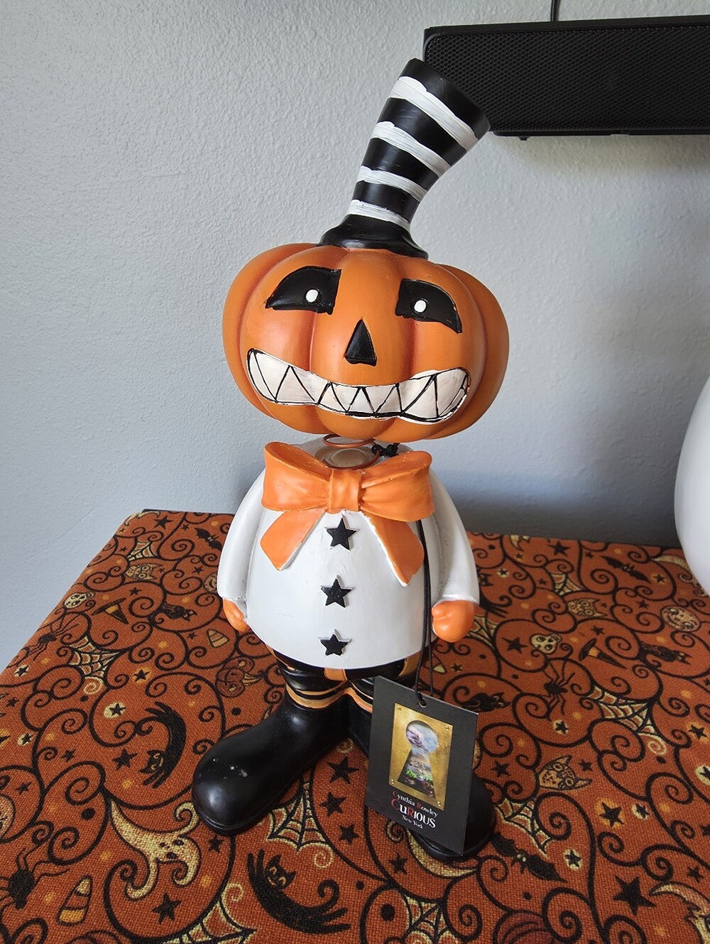 Cynthia Rowley Halloween Pumpkin  Bobblehead